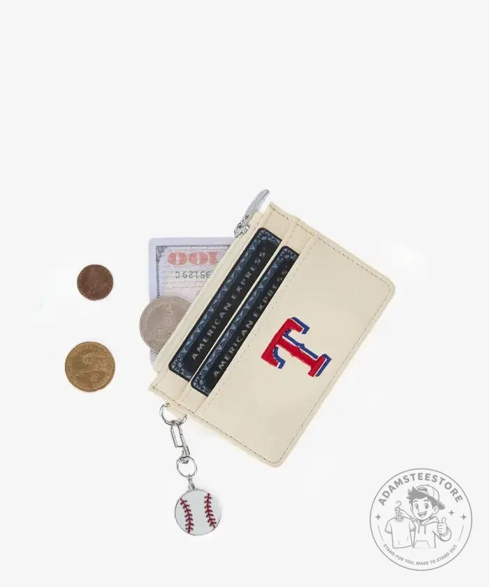 Texas Rangers Baseball Team Card Holder Wallet with Wristlet 27 Texas Rangers Baseball Team Card Holder Wallet with Wristlet