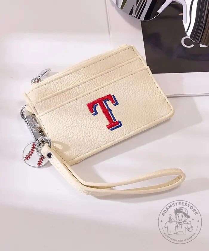 Texas Rangers Baseball Team Card Holder Wallet with Wristlet 28 Texas Rangers Baseball Team Card Holder Wallet with Wristlet