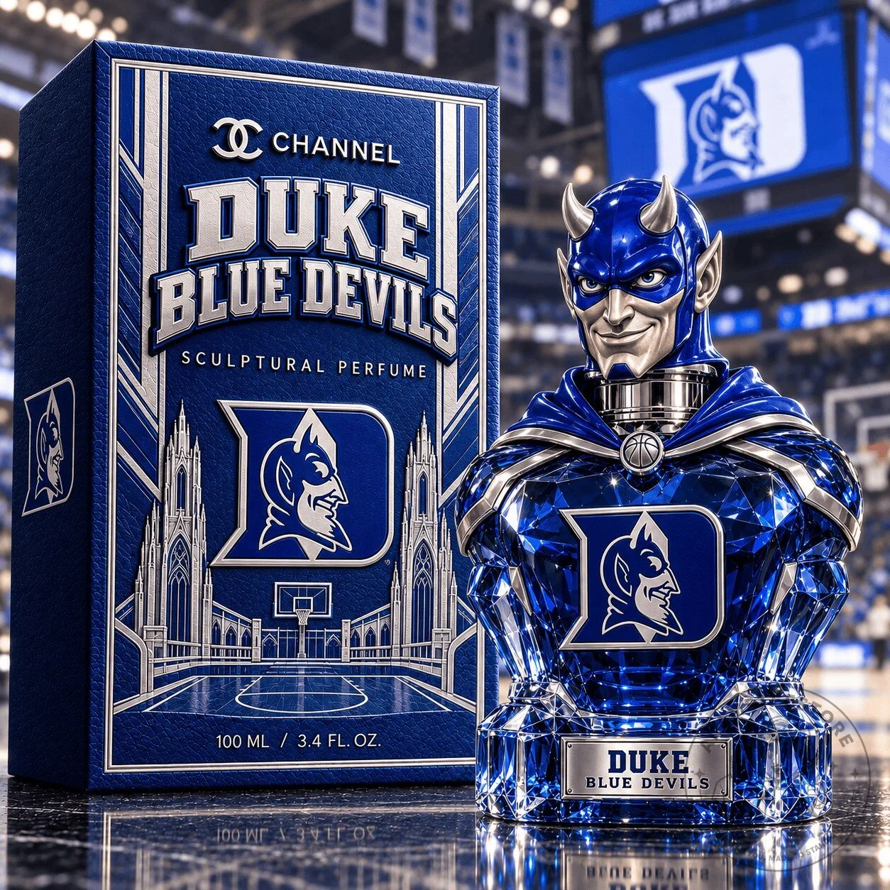 Duke Blue Devils Sculptural Perfume Fragrance 100ml