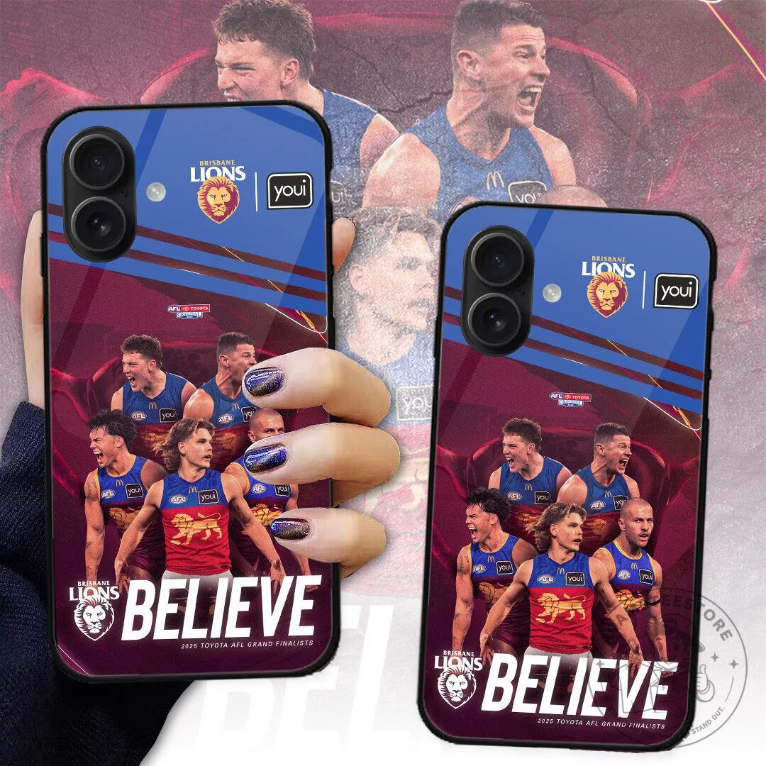Brisbane Lions 2025 AFL Grand Final Believe Phone Case