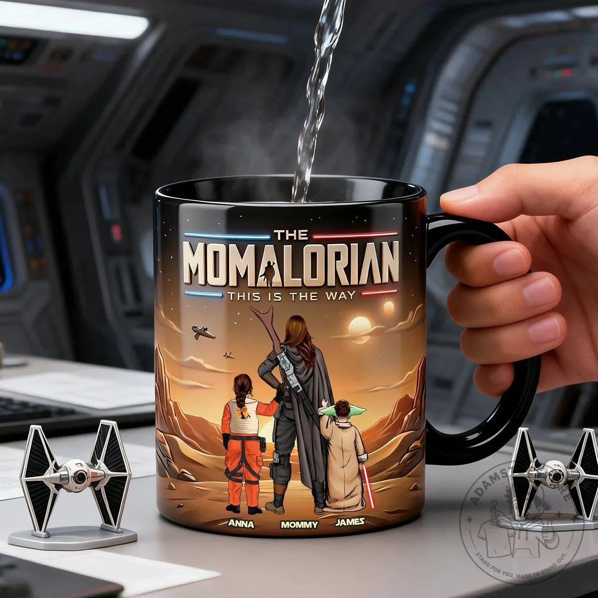 The MomAlorian This Is The Way Star Wars Inspired Custom Coffee Mug