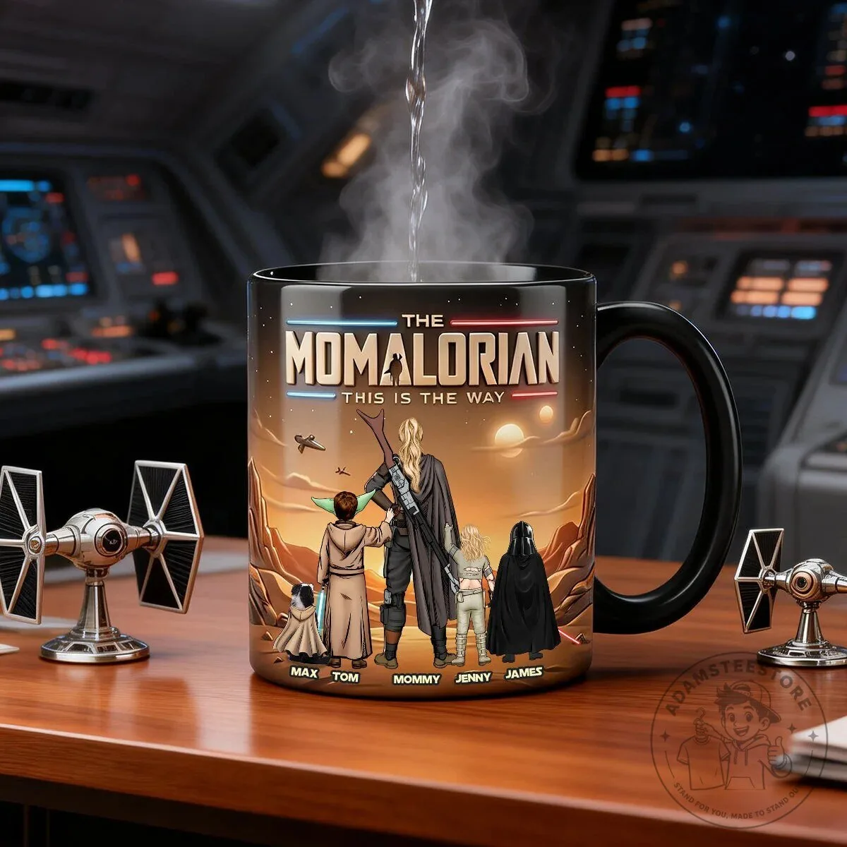The MomAlorian This Is The Way Star Wars Inspired Custom Coffee Mug 9 The MomAlorian This Is The Way Star Wars Inspired Custom Coffee Mug