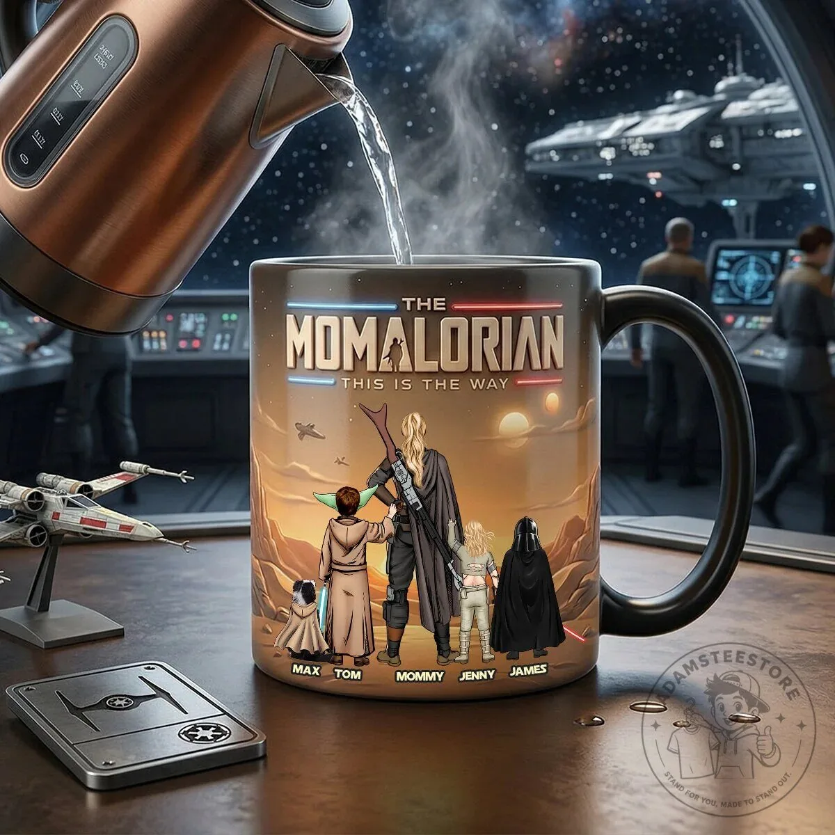 The MomAlorian This Is The Way Star Wars Inspired Custom Coffee Mug 10 The MomAlorian This Is The Way Star Wars Inspired Custom Coffee Mug
