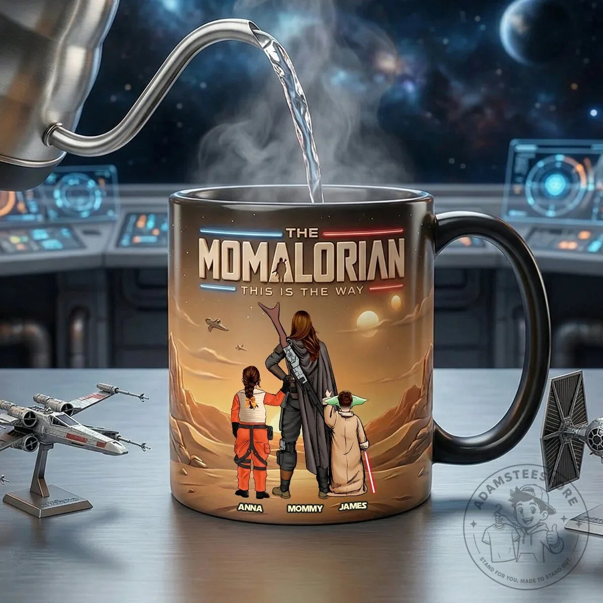 The MomAlorian This Is The Way Star Wars Inspired Custom Coffee Mug 11 The MomAlorian This Is The Way Star Wars Inspired Custom Coffee Mug