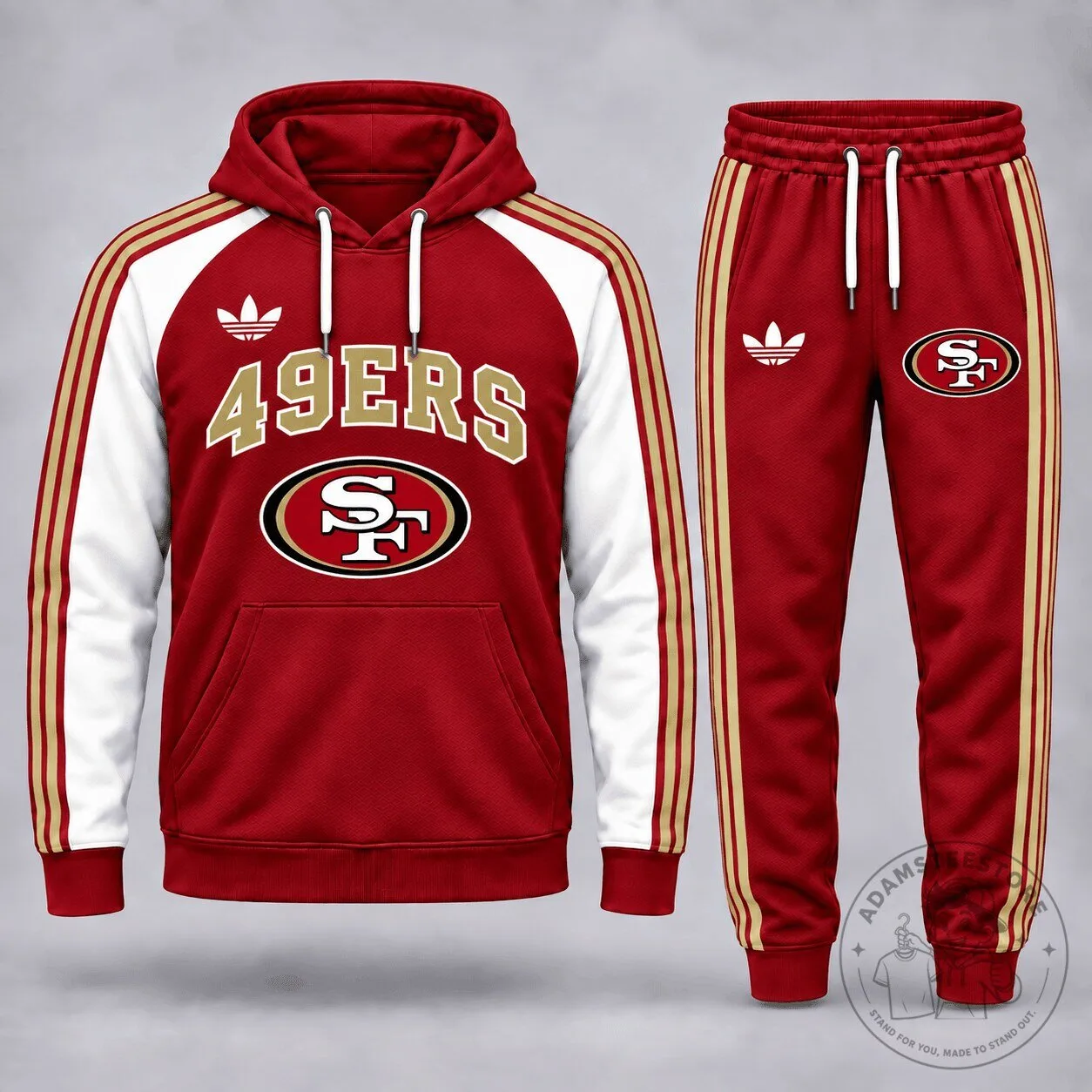 San Francisco 49ers National Football League Team Logo Hoodie and Jogger Set