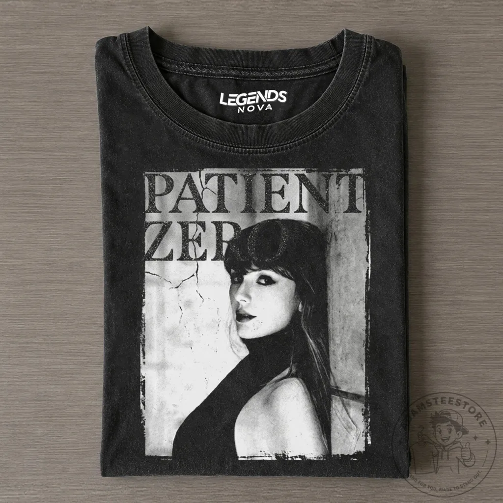 Taylor Swift Patient Zero T-Shirt, Vintage Black Eras Tour Concert Tee Taylor Swift Patient Zero T-Shirt, Vintage Black Eras Tour Concert Tee