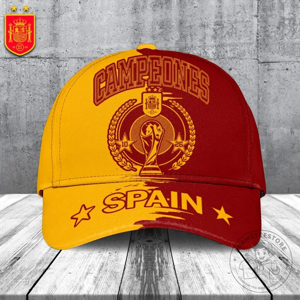 2026 FIFA World Cup Champions Cap for Spain National Football Team - Limited Edition