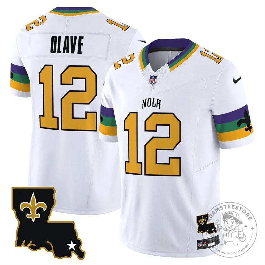 New Orleans Saints White Jersey featuring Chris Olave