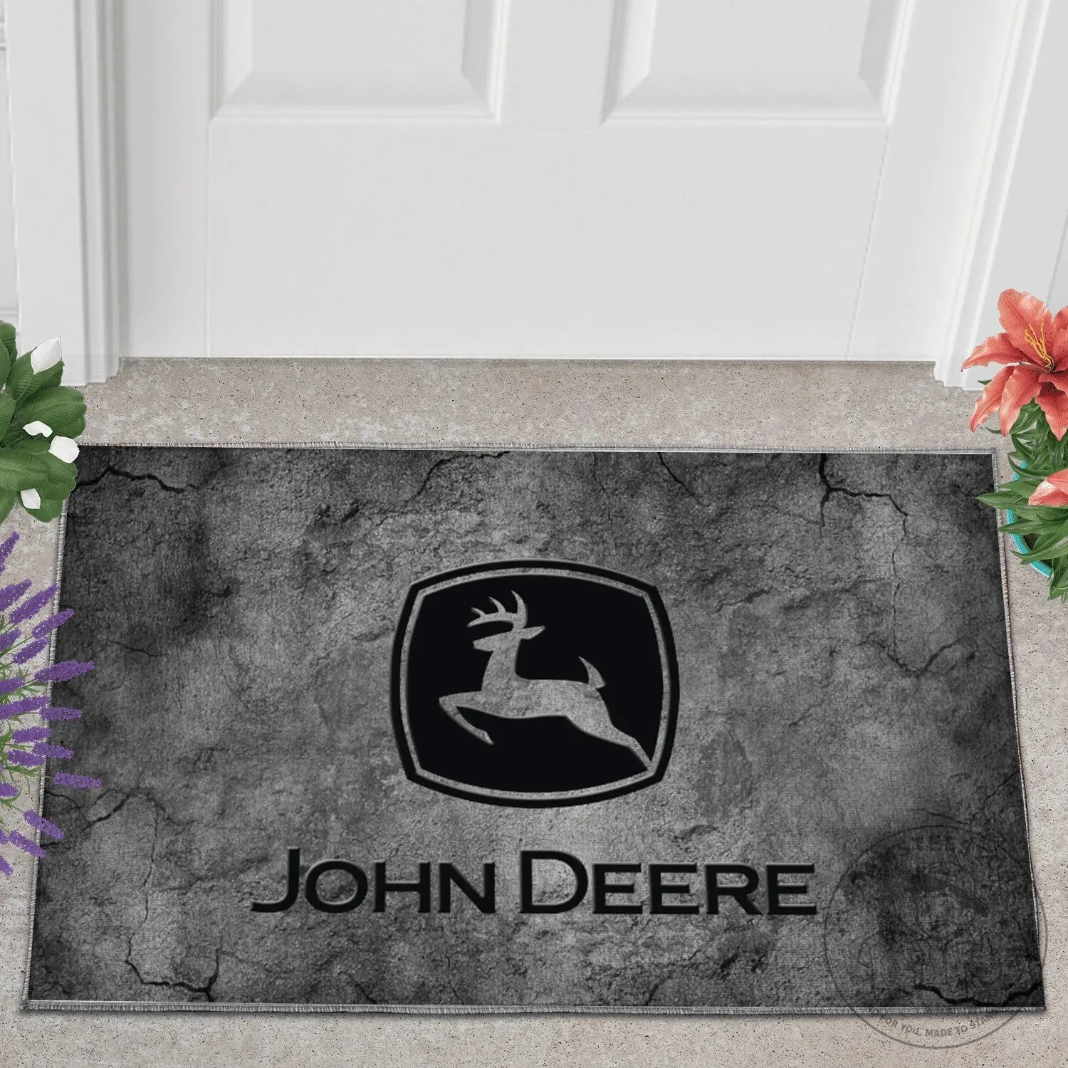 John Deere Logo Heavy Duty Outdoor Welcome Mat