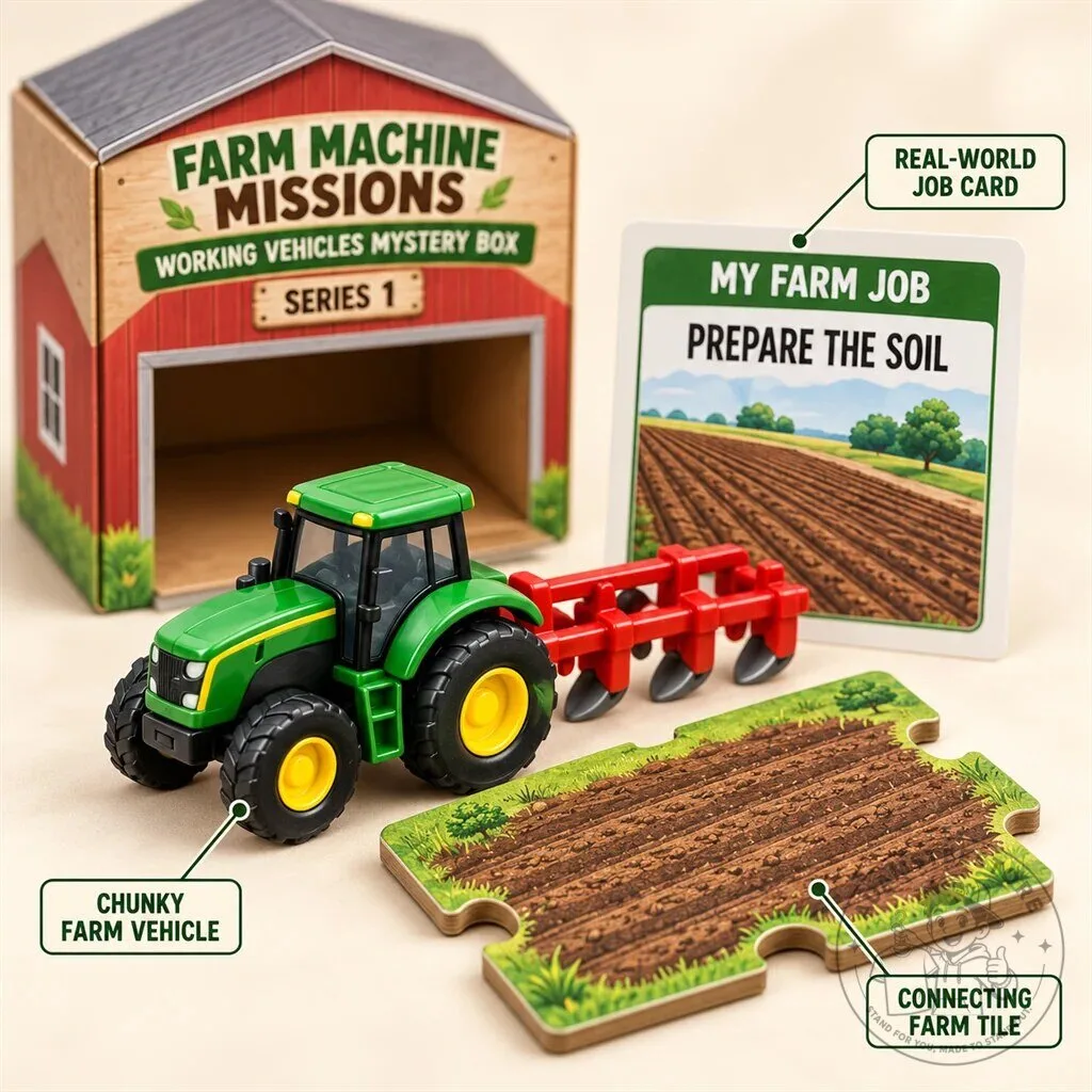 Farm Machine Missions Working Vehicles Mystery Box Series 1 Collectible Toy 19 Farm Machine Missions Working Vehicles Mystery Box Series 1 Collectible Toy