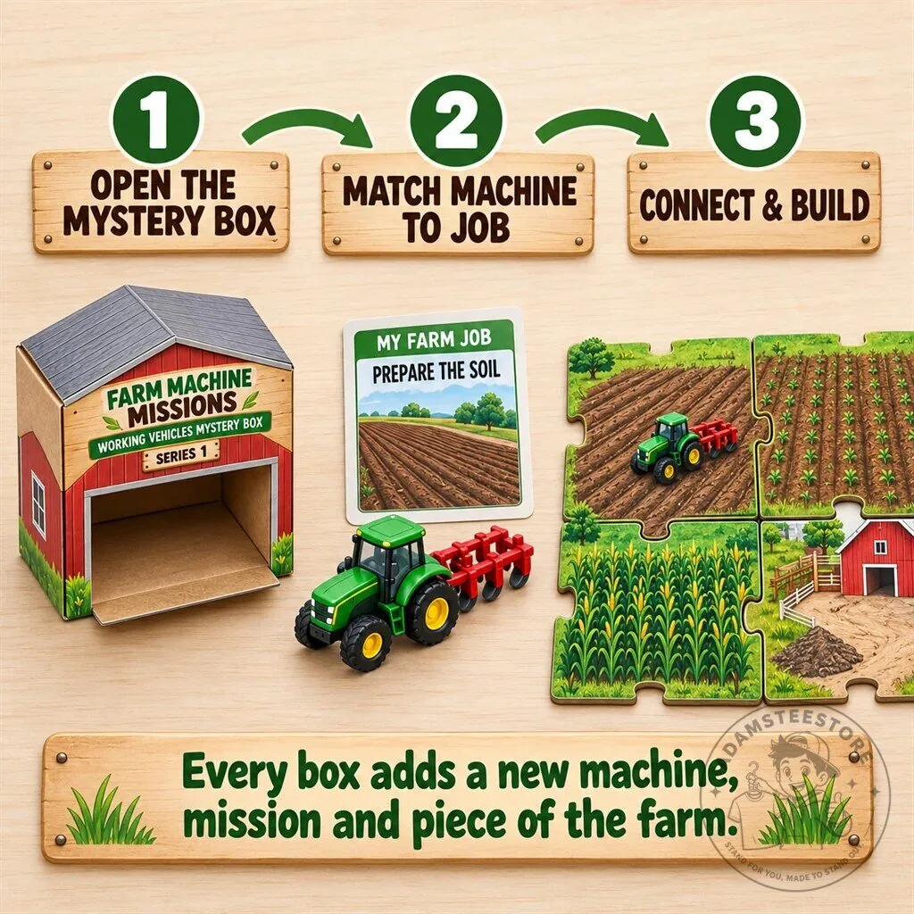 Farm Machine Missions Working Vehicles Mystery Box Series 1 Collectible Toy 22 Farm Machine Missions Working Vehicles Mystery Box Series 1 Collectible Toy