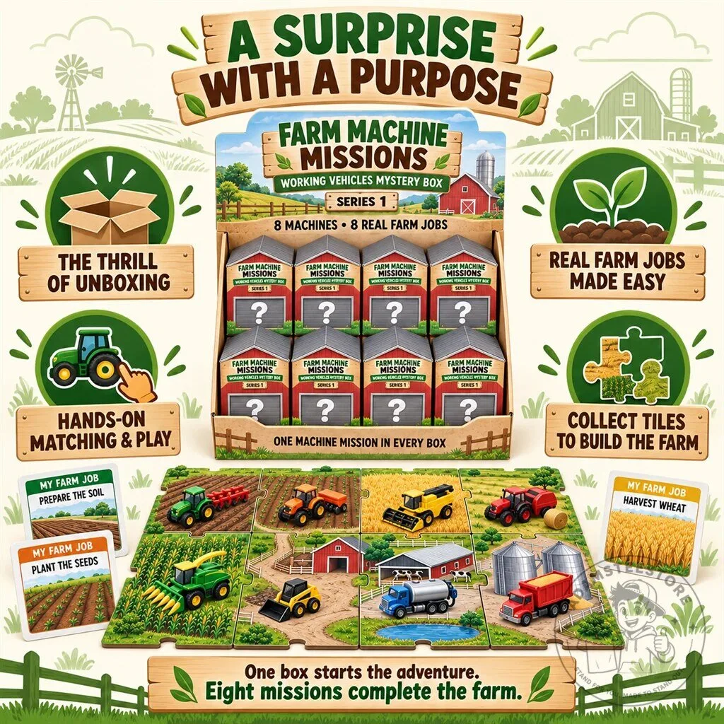Farm Machine Missions Working Vehicles Mystery Box Series 1 Collectible Toy 26 Farm Machine Missions Working Vehicles Mystery Box Series 1 Collectible Toy