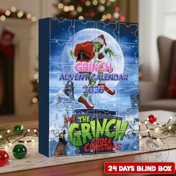 The Grinch Christmas Advent Calendar 2026 with 24 Blind Box Surprises