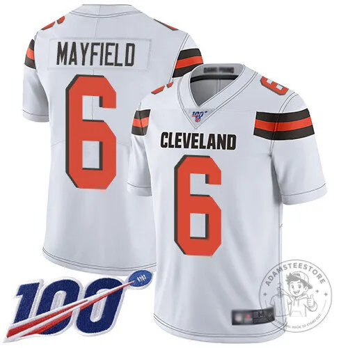 Baker Mayfield Cleveland Browns White Stitched NFL Football Jersey
