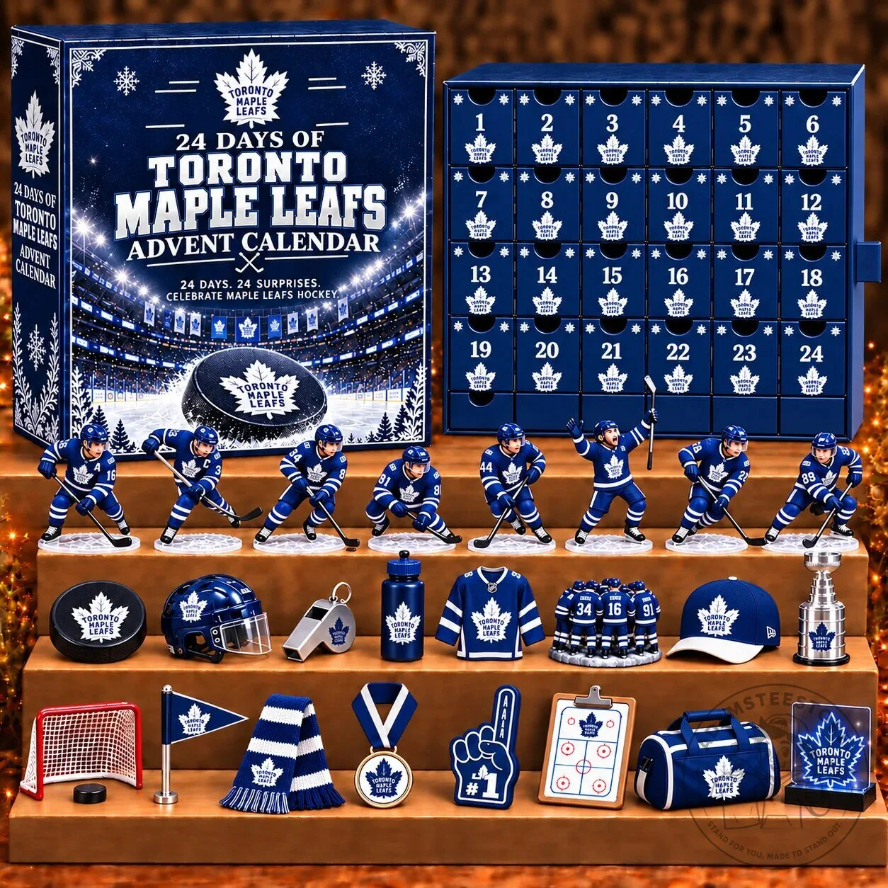 Toronto Maple Leafs 24 Days of Hockey Ice Advent Calendar Blind Box