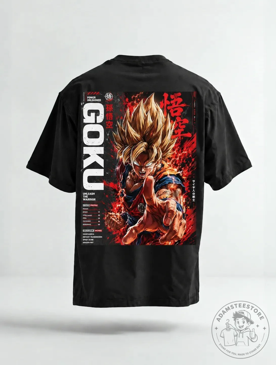 Dragon Ball Z Super Saiyan Goku Power Unleashed Anime Graphic T-Shirt