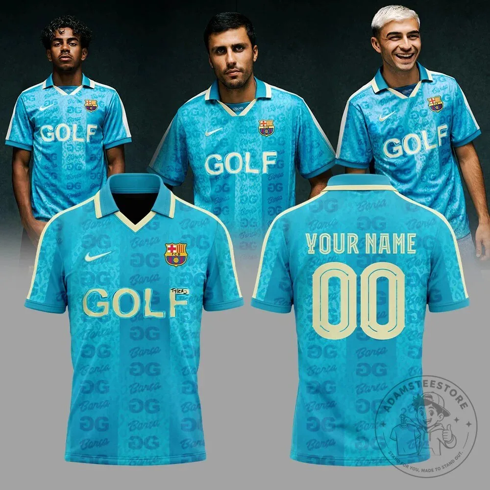 Tyler The Creator Signature Soccer Jersey – FC Barcelona x Golf Wang Edition