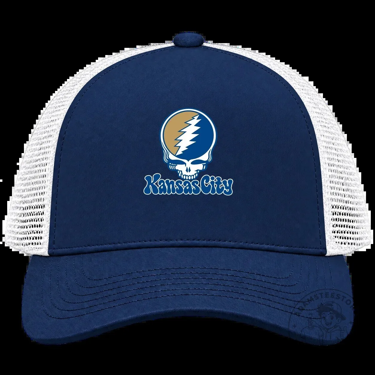 Kansas City Grateful Dead Stealie Skull Baseball Trucker Cap Hat 11 Kansas City Grateful Dead Stealie Skull Baseball Trucker Cap Hat