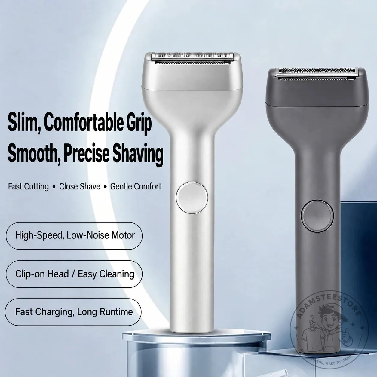 Rechargeable Electric Foil Shaver for Men, Cordless Wet and Dry Razor
