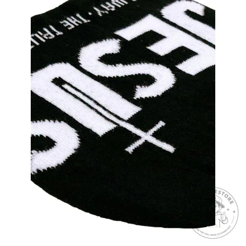 Jesus The Way The Truth The Life Christian Religious Black Knit Beanie Hat 24 Jesus The Way The Truth The Life Christian Religious Black Knit Beanie Hat