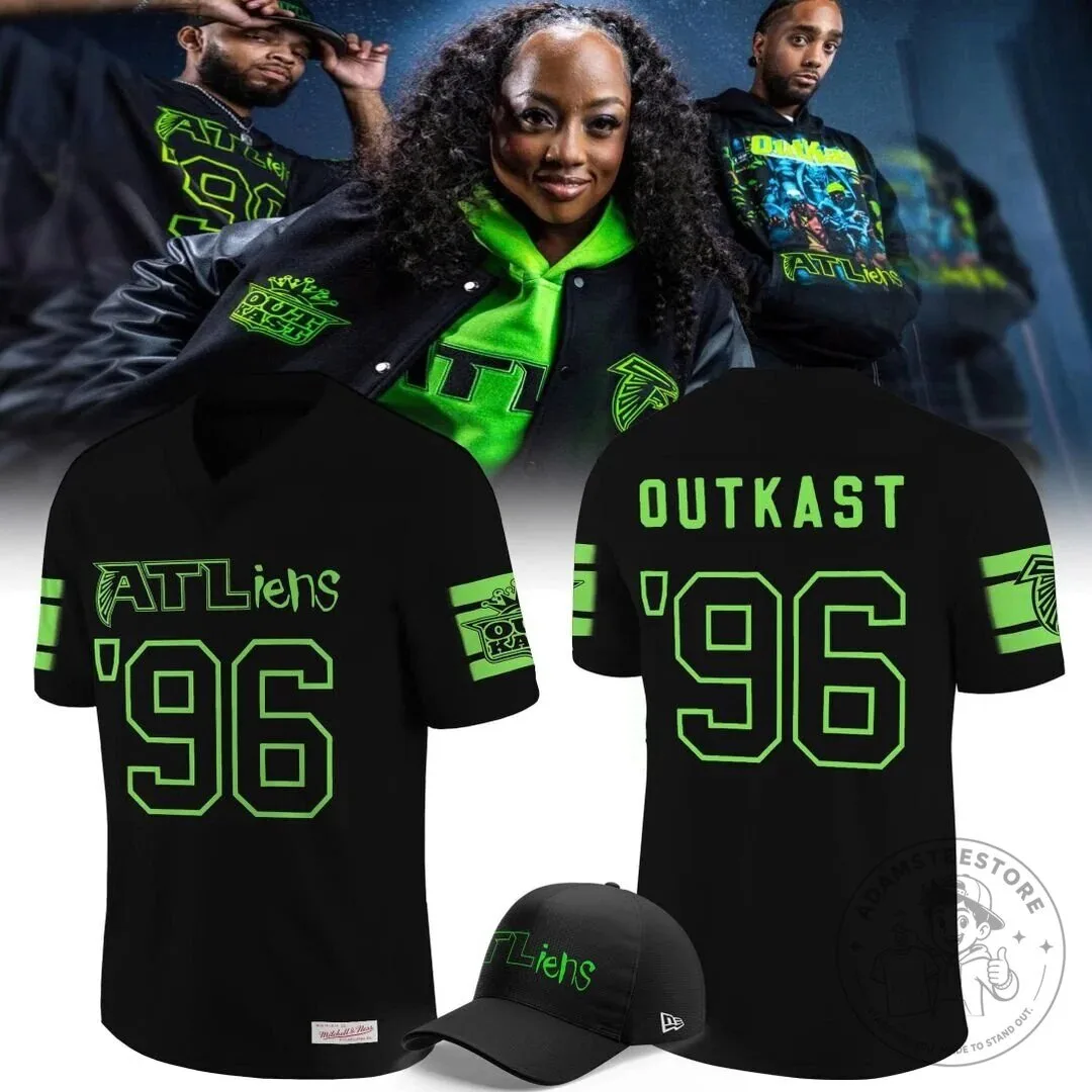 Atlanta Falcons OutKast ATLiens '96 Football Jersey 5 Atlanta Falcons OutKast ATLiens