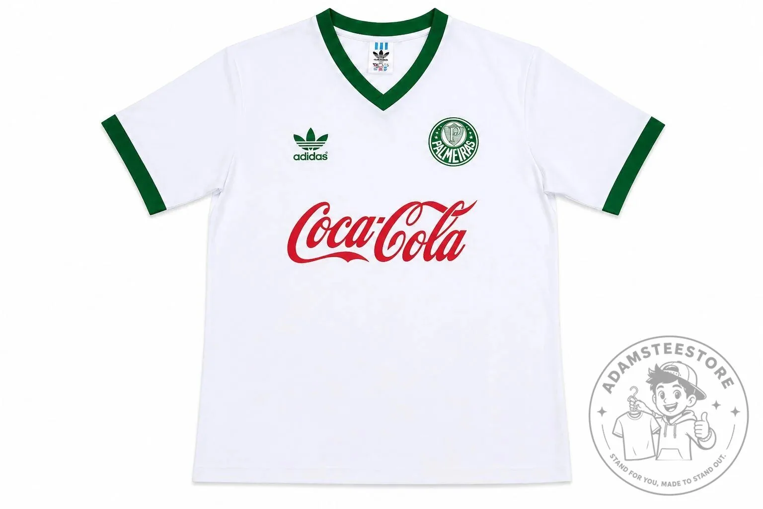 Palmeiras 1987 Retro Away Adidas Coca-Cola Football Jersey