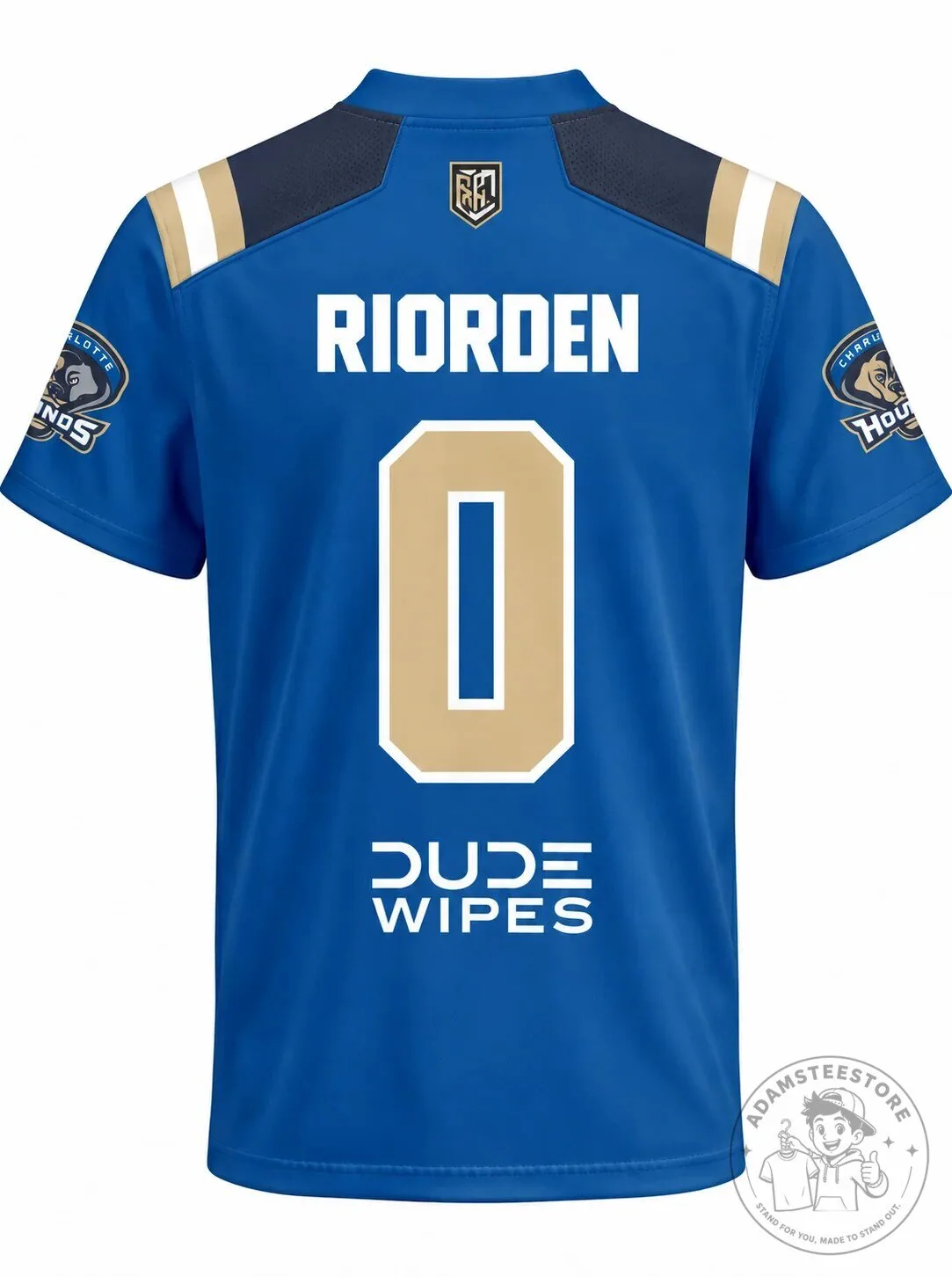 Charlotte Hounds Riorden 2026 Throwback Replica Player Lacrosse Jersey