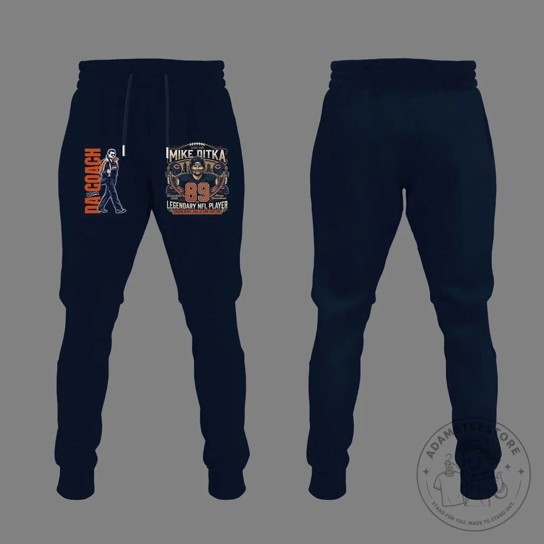 Black Hoodie of Football Legend Mike Ditka for Chicago Bears Fans 9 Black Hoodie of Football Legend Mike Ditka for Chicago Bears Fans