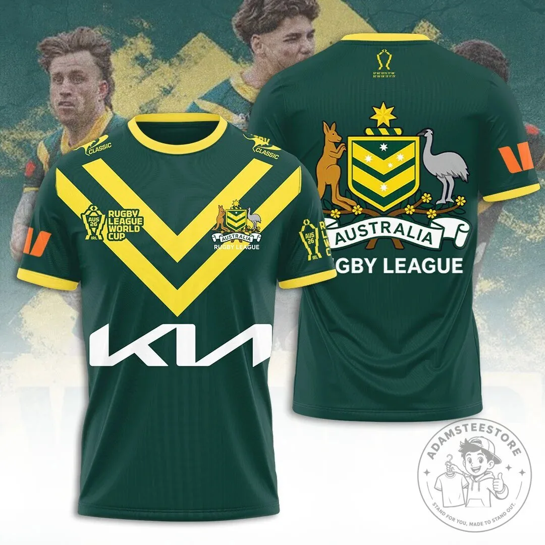 Australian Kangaroos Rugby League World Cup 2026 Team Fan Jersey